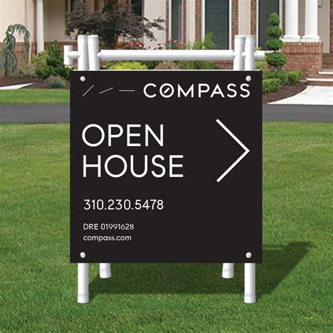 metal collapsible open house signs|Real Estate A.